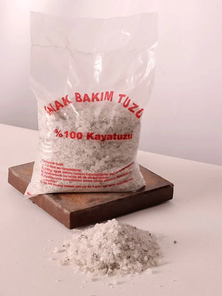 %100 Doğal Ayak Bakım Tuzu 1 kg Çankırı Kaya Tuzu ürün görseli 1