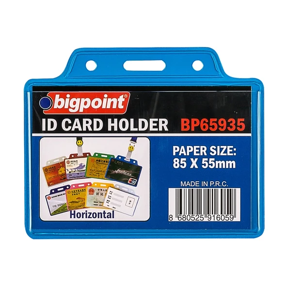 Bigpoint Kart Poşeti Yatay Mavi 85x55mm x 10 Adet ürün görseli 1