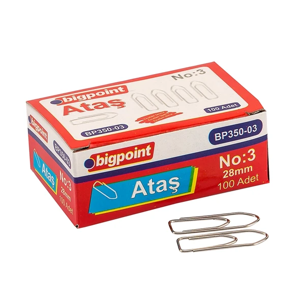 Bigpoint Nikel Ataş No:3 (28mm) x 10 Adet ürün görseli 1