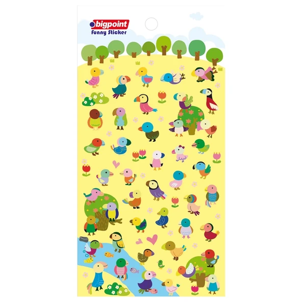 Bigpoint Sticker Papağanlar x 15 Adet ürün görseli 1