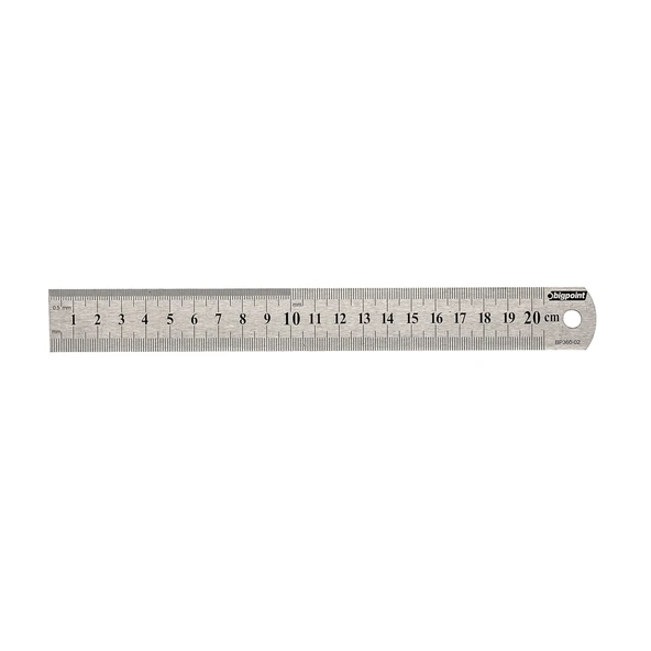 Bigpoint Çelik Cetvel 20 cm x 12 Adet ürün görseli 1