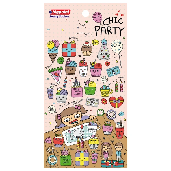 Bigpoint Sticker Parti x 15 Adet ürün görseli 1