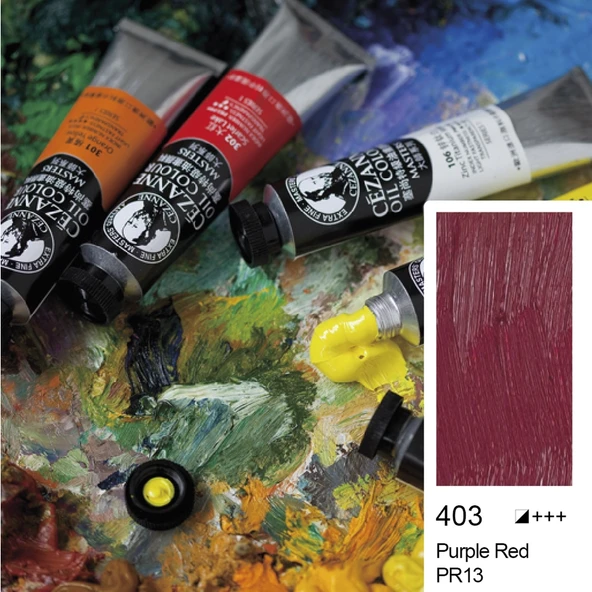 Bigpoint Cezanne Extra Fine Yağlı Boya 45 ml Purple Red 403 x 6 Adet ürün görseli 1