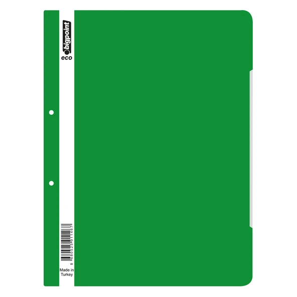 Bigpoint Telli Dosya Eco Yeşil x 50 Adet ürün görseli 1