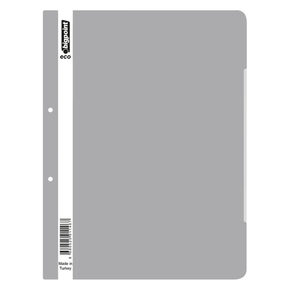 Bigpoint Telli Dosya Eco Gri x 50 Adet ürün görseli 1