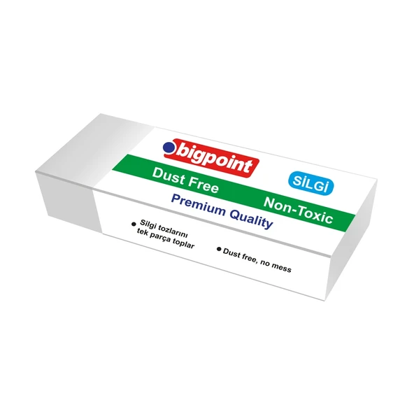 Bigpoint Dust-Free Silgi Beyaz - Orta Boy x 30 Adet ürün görseli 1