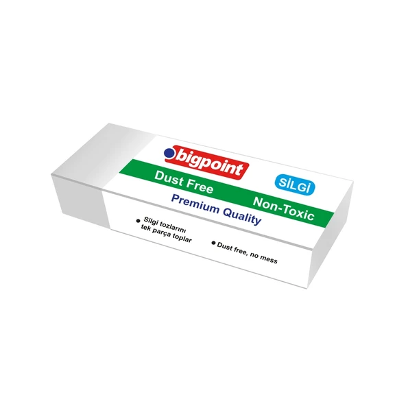Bigpoint Dust-Free Silgi Beyaz - Küçük Boy x 40 Adet ürün görseli 1