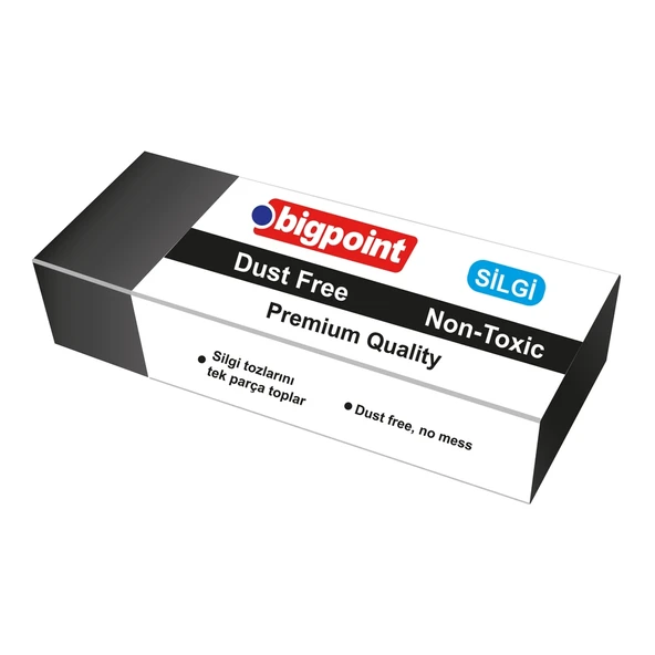 Bigpoint Dust-Free Silgi Siyah - Büyük Boy x 20 Adet ürün görseli 1