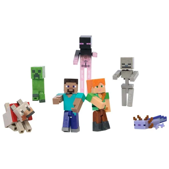 Minecraft World Builder Figür Seti JFG66 - Resim 3