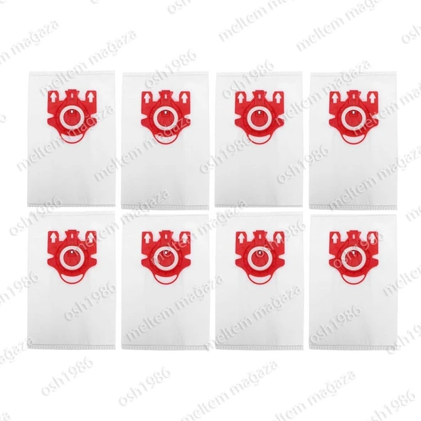 Miele İle Uyumlu S 4212 Elektrikli Süpürge FJM 8 Adet Toz Torbası ürün görseli 1