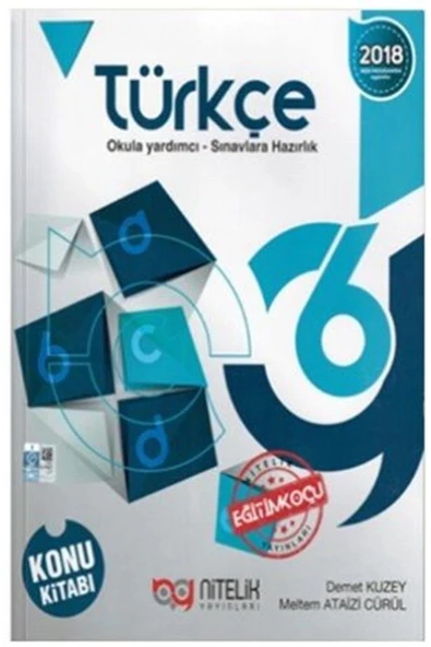 6.Sınıf Türkçe Konu Kitabı Nitelik ürün görseli 1