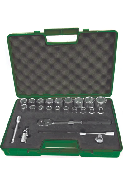 İzeltaş Elta 1/2'' Altı Köşe Lokma Anahtar Takımı 24 Parça ürün görseli 1