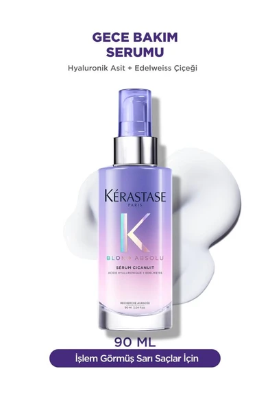 Kerastase Blond Absolu Sérum Cicanuit Sarı Saçlar Için Gece Bakım Serumu 90 ml ürün görseli 1
