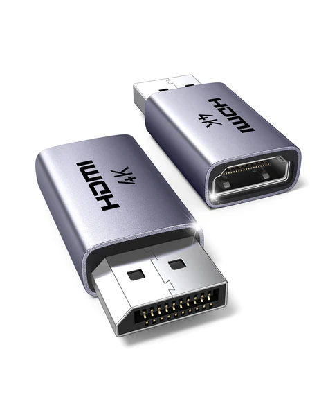 UGREEN 4K DisplayPort 1.2 Male to HDMI 1.4 Female 2-Paket Dönüştürücü Adaptör, 55935 ürün görseli 1