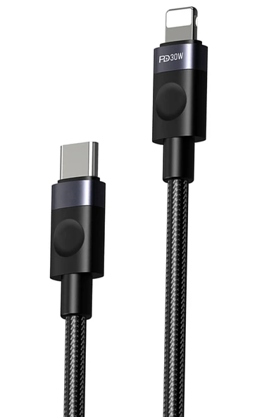 Zipax İphone 14 - 14 Pro - 14 Pro Max 30W PD Lightning Şarj Data Kablosu Rc-RS50-CL ürün görseli 1