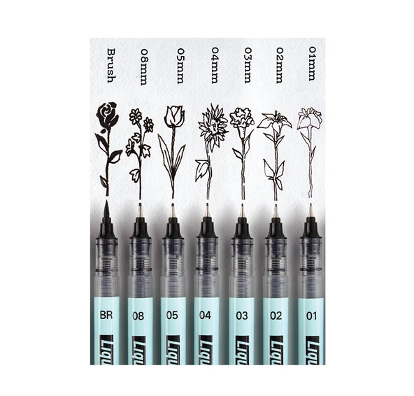 WRITECH W-704 LIQUID FINELINER 0,05MM KALEM - 12'Lİ KUTU ürün görseli 1