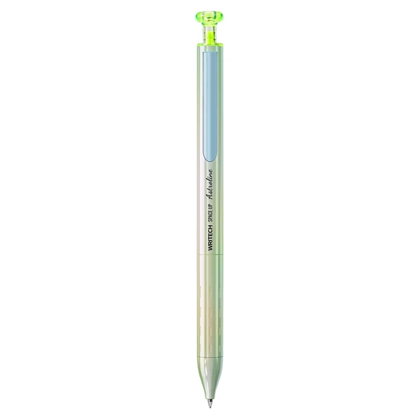 WRITECH W-5156A1 SPACE UP METAL 0,7MM YEŞİL GÖVDE VERSATİL KALEM - 6'LI KUTU ürün görseli 1