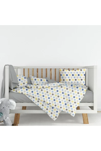 Ranforce Kumaşından 1.Kalite %100 Pamuklu Bebek Nevresim Takımı - 100x150 ürün görseli 1