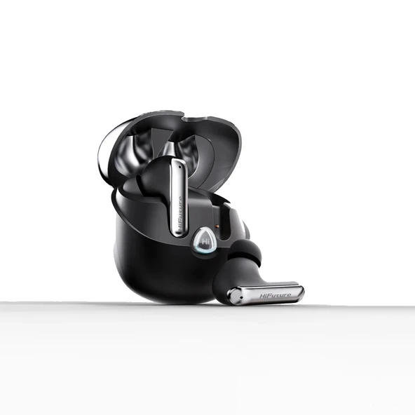 HiFuture SonicAIR Kablosuz Bluetooth 5.4 IPX5 ENC 4 Mikrofonlu TWS Kulak İçi Kulaklık - Siyah ürün görseli 1