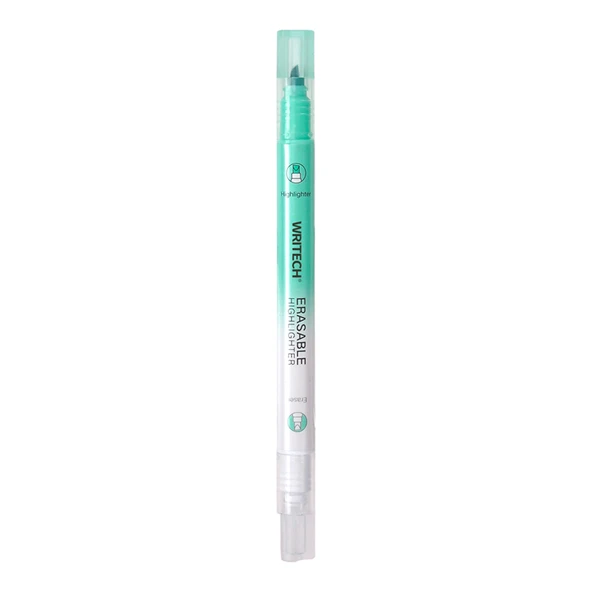 WRITECH W-822 SİLİNEBİLİR FOSFORLU KALEM NEON TURKUAZ - 12'Lİ KUTU ürün görseli 1