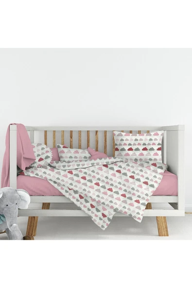 Ranforce Kumaşından 1.Kalite %100 Pamuklu Bebek Nevresim Takımı - 100x150 ürün görseli 1