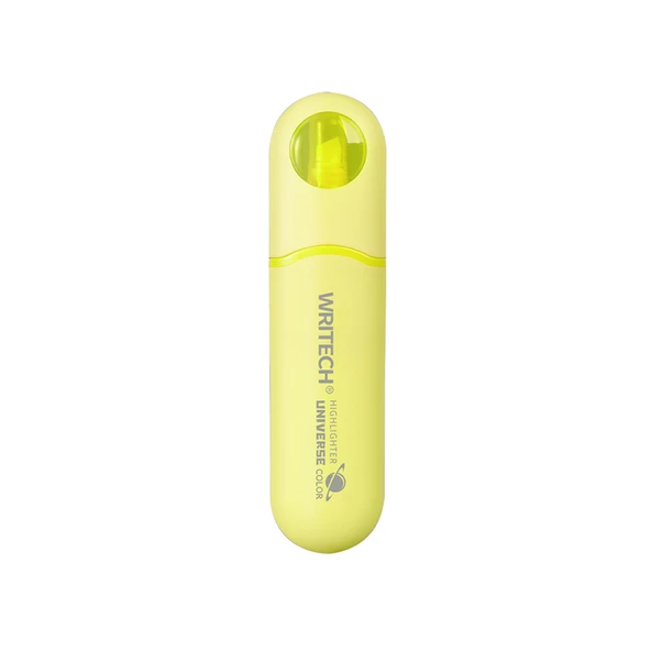 WRITECH W-8154 ASTRONOT FOSFORLU KALEM NEON SARI - 12'Lİ KUTU ürün görseli 1