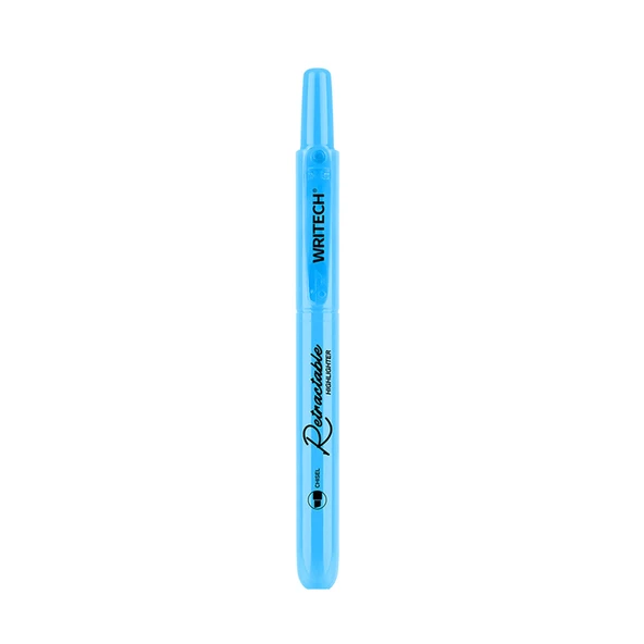 WRITECH W-805S BASMALI FOSFORLU KALEM PASTEL MAVİ - 12'Lİ KUTU ürün görseli 1