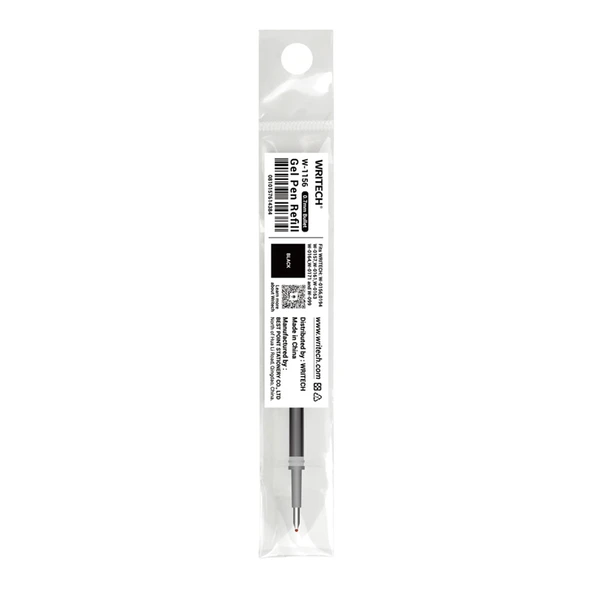 WRITECH W-1156 JEL KALEM SİYAH REFILL 0,7MM (W0156-W0157-W0161-W0163-W0164-W0171) - 20'Lİ KUTU ürün görseli 1