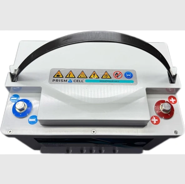 12.8 Volt 105 Amper Lifepo4 akü - Resim 2