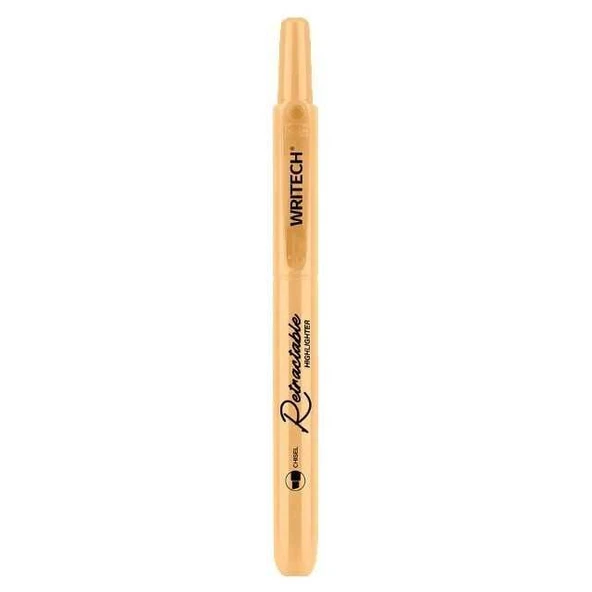 WRITECH W-805S BASMALI FOSFORLU KALEM PASTEL AÇIK TURUNCU - 12'Lİ KUTU ürün görseli 1