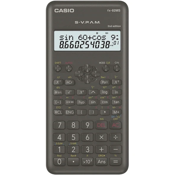Casıo Hesap Makinesi Bilimsel Fx-82Ms (2.Nesil) ürün görseli 1