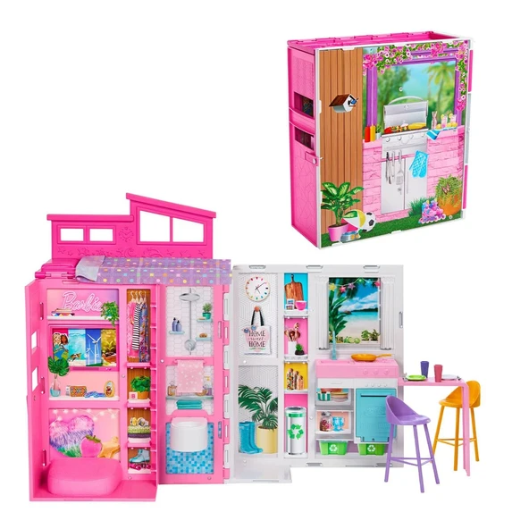 Barbie'nin Portatif Evi HRJ76 - Resim 2