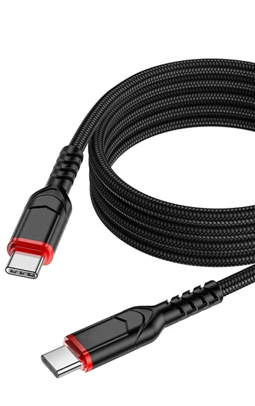Zipax Galaxy Tab A7 A11 A8 A9 LTE FE Lite Plus Type-C PD 60W Hızlı Şarj Data Kablosu 2 Metre Hoc-X59-2M ürün görseli 1