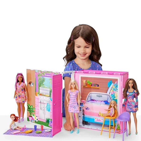 Barbie'nin Portatif Evi HRJ76 - Resim 3