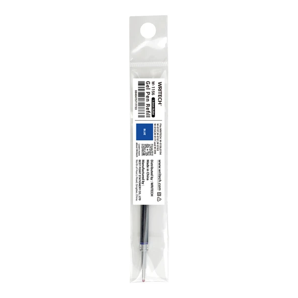 WRITECH W-1156 JEL KALEM MAVİ REFILL 1,0MM (W-099S) - 20'Lİ KUTU ürün görseli 1