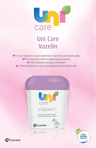 UNI CARE VAZELİN 100 ML (X3) ADET ürün görseli 1