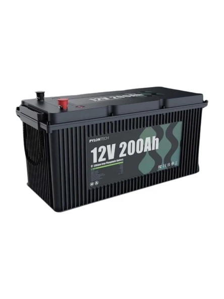Pylontech 12V 200AH Lityum Akü Bluetooth Haberleşmeli Lifepo4 ürün görseli 1