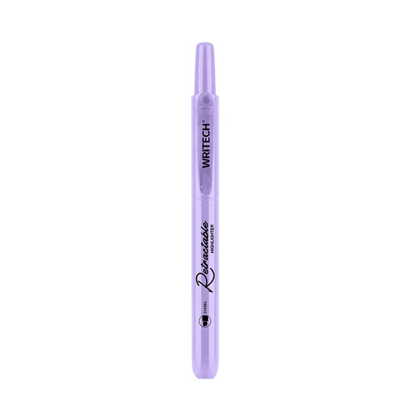 WRITECH W-805S BASMALI FOSFORLU KALEM PASTEL LİLA - 12'Lİ KUTU ürün görseli 1