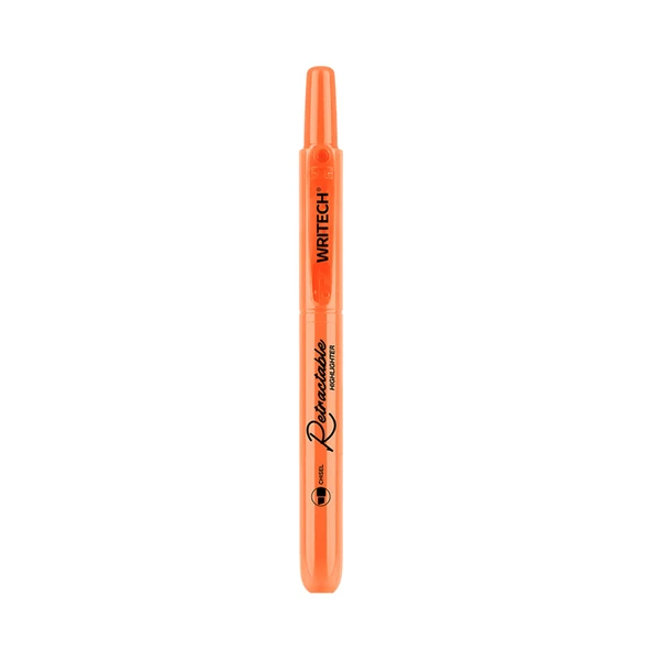 WRITECH W-805S BASMALI FOSFORLU KALEM NEON TURUNCU - 12'Lİ KUTU ürün görseli 1