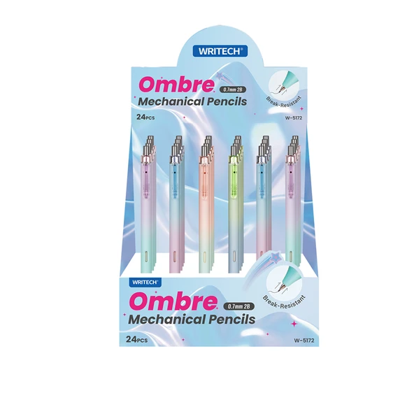 WRITECH W-5172 OMBRE 0,7MM VERSATİL KALEM - 24'LÜ STAND ürün görseli 1