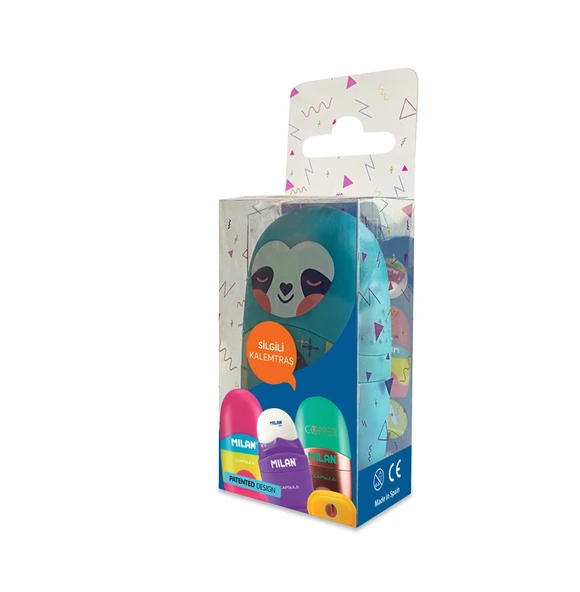 MILAN 4701116CD CAPSULE CUDDLE KALEMTRAŞ-SİLGİ BLİSTER - Resim 2