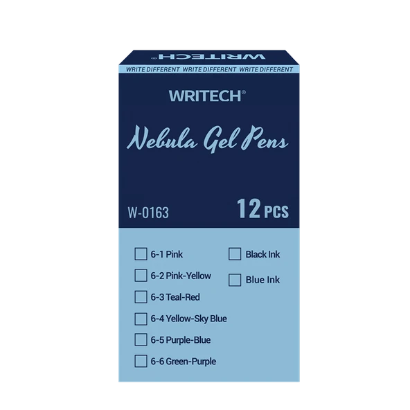 WRITECH W-0163 SOFT GRIP NEBULA JEL KALEM - 96'LI STAND - Resim 2