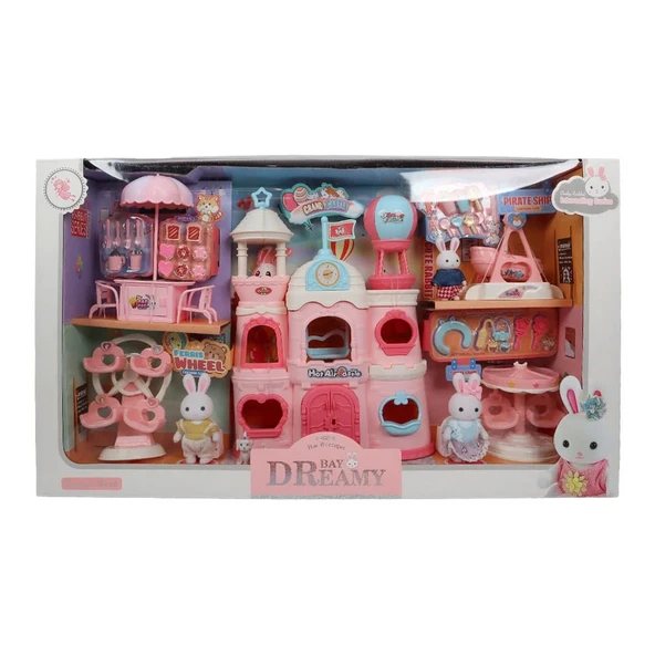 Bay Dreamy Mini Tavşanlar Kale Seti - Resim 4