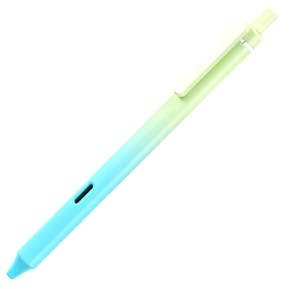 WRITECH W-0171 AURORA YEŞİL-MAVİ GÖVDE MAVİ JEL KALEM - 12'Lİ KUTU ürün görseli 1