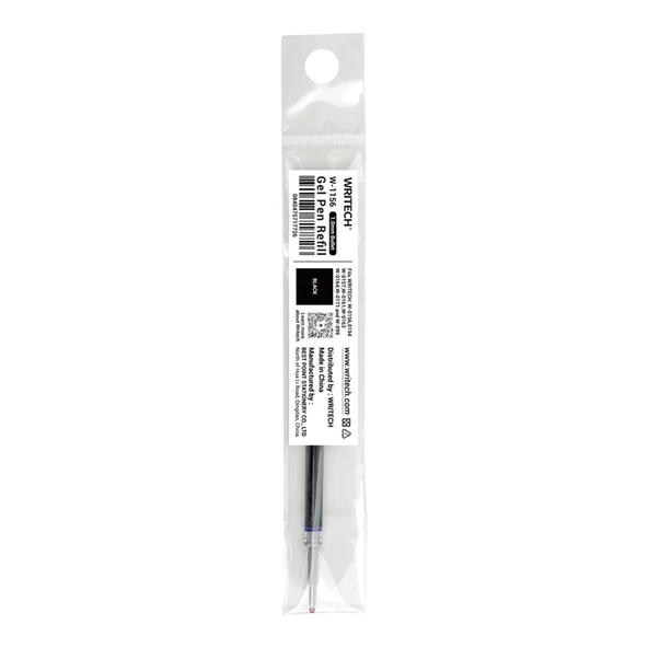 WRITECH W-1156 JEL KALEM SİYAH REFILL 1,0MM (W-099S) - 20'Lİ KUTU ürün görseli 1