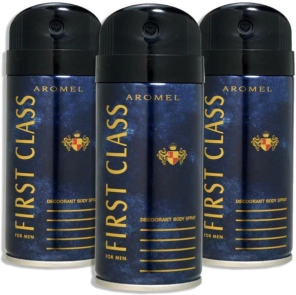 3 Adet X First Class Deodorant Spray 150 Ml ürün görseli 1