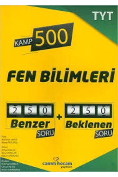 Tyt Kamp 500 Fen Bilimleri Soru Bankası Canım Hocam ürün görseli 1