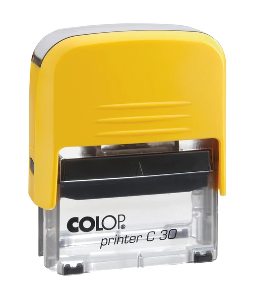 COLOP PRINTER C30 SARI KASA SİYAH KEÇE - 18X47MM ürün görseli 1