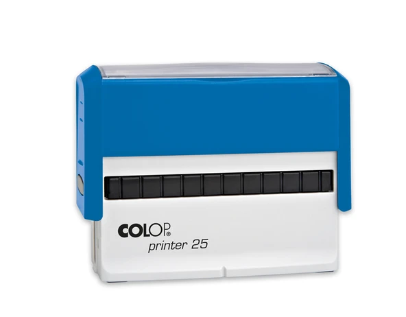 COLOP PRINTER 25 MAVİ KASA MAVİ KEÇE - 15X75MM ürün görseli 1