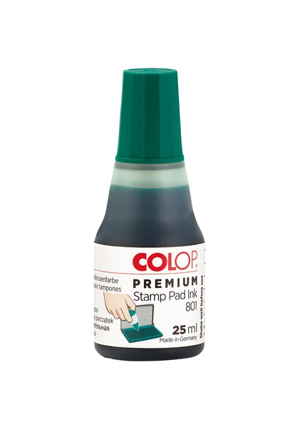 COLOP 801 25ML YEŞİL MÜREKKEP ürün görseli 1